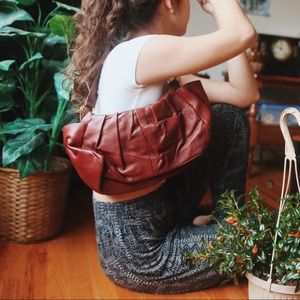 Red Alfani Leather Purse
